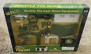 ERTL 40 Piece John Deere Farm Toy Playset Die Cast from 2002 VTG Sealed, 15439X - Picture 1 of 2