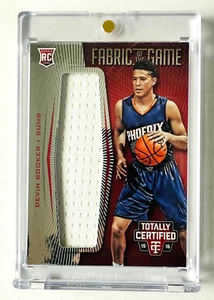 2015-16 Panini Totally Certified Devin Booker Jersey RC Fabric #/199 Suns Rookie - Picture 1 of 3