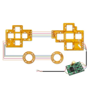 LED PCB Board D-pad Thumbsticks Tweezers Face Buttons Kit For PS4 Controller a - Picture 1 of 6