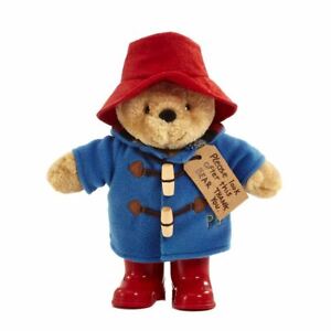 Classic Paddington Bear Plush Toy with Boots and Tag - Look After this Bear