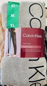 NEW!! Calvin Klein Women's 2-Pack French Terry Jogger Pants Variety XL - Picture 1 of 2
