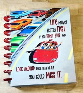 Life Moves Pretty Fast Ferris Inspired Cover Set 4 use w/ Classic Happy Planner- - Picture 1 of 4