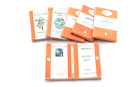 Dolls House 1:12 Scale Miniature Books, 6 x Penguin General Fiction (Orange)