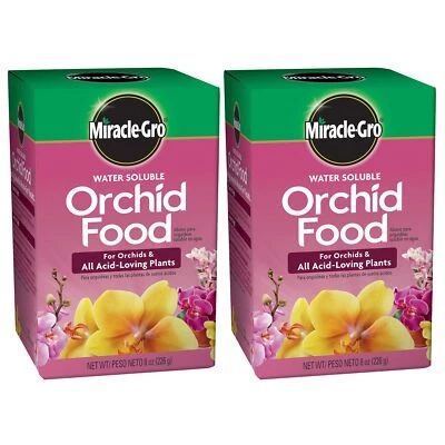 Fertilizante para orquídeas soluble en agua Miracle-Gro 30-10-10, 8 oz (paquete de 2) Foto 1 de 4