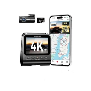 LINGDU Dash Cam V620 Front Rear Autokamera 4K+1080P 60FPS Auto DVR GPS WI-FI - Bild 1 von 12