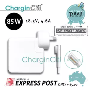 85W Magsafe1 Power Adapter charger For 15" Apple MacBook Pro A1286 2009-2012 - Picture 1 of 4