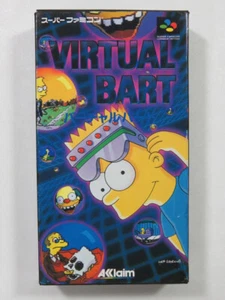 VIRTUAL BART SUPER FAMICOM (SFC) NTSC-JAPAN (COMPLETE - GOOD CONDITION) - Picture 1 of 11