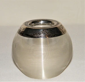 Vintage J.Grinsell & Sons STERLING SILVER CRYSTAL MATCH HOLDER STRIKER Hallmarks - Picture 1 of 9