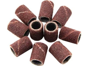 Manguitos de lijado tapas de lijado cintas de lijado soporte de tapa de fresa fino medio grueso - Imagen 1 de 14