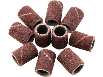 Schleifhülsen Schleifkappen Schleifbänder Fräser-Kappenträger Fein Mittel Grob - Bild 1 von 4