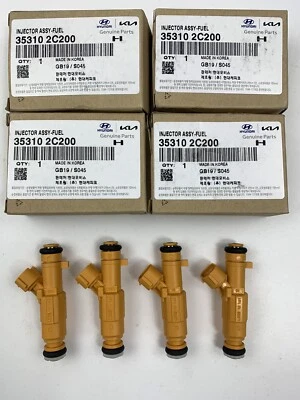 Inyectores de combustible originales para motor Hyundai 2013-2014 Genesis Coupé 2,0 L Turbo nuevos equipos originales Foto 1 de 2