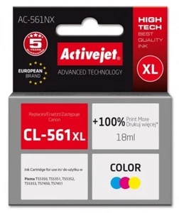 Activejet AC-561NX Tinte (Ersatz für Canon CL-561XL; Supreme; 18 ml; Farbe) - Bild 1 von 1