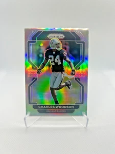 Charles Woodson - 2021 Panini Prizm Silver Prizm #186 - Las Vegas Raiders - Picture 1 of 2
