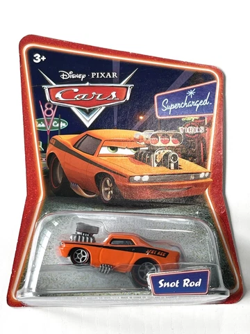 Disney Pixar Cars Supercharged Snot Rod Model Car Toy Mattel New Sealed Cover
