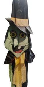 Halloween Decorations Witch Windsock USA Rare HTF VNTG - Picture 1 of 2