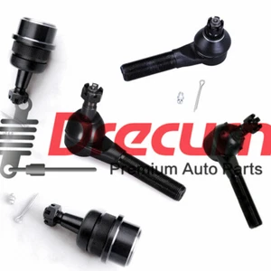 5Pcs Outer Tie Rods at Pitman Arm and Driver Side For Jeep Wrangler - Picture 1 of 4
