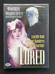 "Lured" (1947) DVD Kino, Lucille Ball/ Boris Karloff/ George Sanders SEALED - Picture 1 of 6