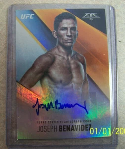 2017 TOPPS UFC JOSEPH BENAVIDEZ AUTO 120/149 - Picture 1 of 1