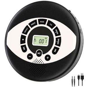 Lightweight CD Player with Long Lasting Rechargeable Battery for Music Anywhere - Afbeelding 1 van 13