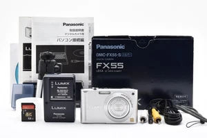 Panasonic Digital Camera Lumix DMC-FX55 Silver Tested Japan 【Mint】 5400 - Picture 1 of 14