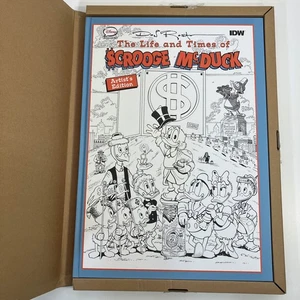 Don Rosa's The Life and Times of Scrooge McDuck Artist's Edition IDW Boxed LARGE - Picture 1 of 15