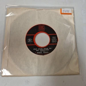 PAUL ANKA- PUT YOUR HEAD ON MY SHOULDER 7" 45 RPM RECORD LIKE NEW OOP - Picture 1 of 2