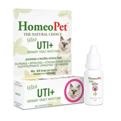 Homeopet Feline Uti Plus, Safe And Natural Urinary Tract Medicine For  - Image 1 of 4