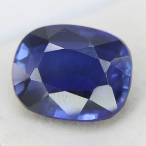 10.10 Ct Certified Natural Blue Sapphire Eye Clean Cushion Cut Loose Gemstones - Picture 1 of 6