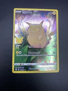 Pokémon TCG Celebrations Pikachu Full Art Ultra Rare Card 005/025 2021 Near Mint - Picture 1 of 2
