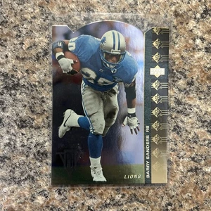 Barry Sanders 1994 UD SP Pro Bowl inserto troquelado #158 Salón de la fama casi nuevo o mejor - Imagen 1 de 2