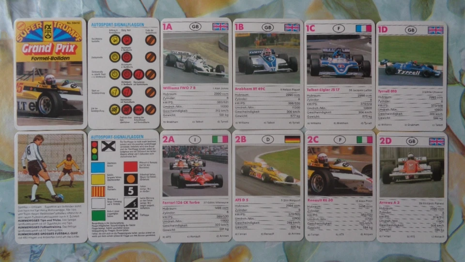 Quartett Motorsport Grand Prix Williams Ferrari BMW M1 BMW 320 Turbo - Bild 1 von 3