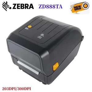 Zebra ZD888TA Thermotransfer + Thermodirekt USB Desktop Drucker 203/300DPI - Bild 1 von 8
