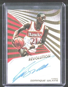Autógrafos de Dominique Wilkins 2018-19 Panini Revolution #AU-DWK - Imagen 1 de 2