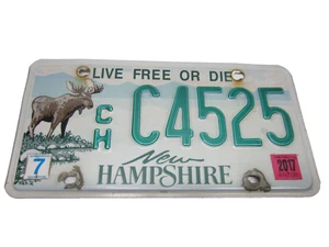 2017 New Hampshire Konservierungsplatte "C4525" Elch wie abgebildet - Bild 1 von 1