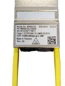 NVIDIA MMS4X00-NS400 InfiniBand 400Gb/s Single-port OSFP DR4 Transceiver #73 - Picture 1 of 4