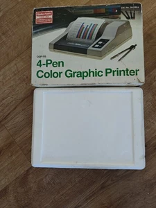 Vintage Radio Shack TRS-80 Color Graphic Printer BEIGE CGP-115 - Afbeelding 1 van 20
