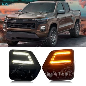 For Chevrolet Colorado 23-25 LED DRL Daytime Running Fog Light Lamps/Turn Signal - Bild 1 von 8