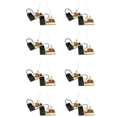 SODIAL 8X STEM Kits, Learn Morse Code, Build A Telegraph Machine, Electric Circuit4435