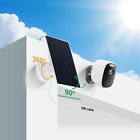 Solar Panel Kit Battery 3 Watt Home Security Camera Waterproof Mountable USB