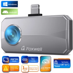 FOXWELL RT100 Thermal Imaging Camera Night Vision For Windows & Android Phones - Picture 1 of 14