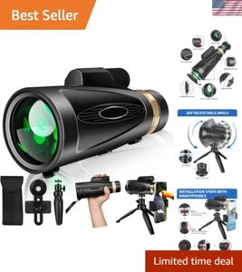 High Power 80x100 Telescope with BAK-4 Prism for Wildlife Watching and Hunting - Picture 1 of 11