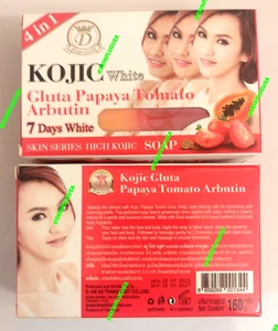 4 in 1 Gluta PAPAYA Tomato Arbutin 7days Soap. Clear spot 1pcs. - Picture 1 of 1