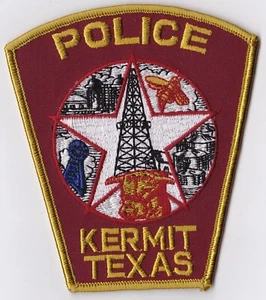 Kermit TX Texas Police Patch - Bild 1 von 1
