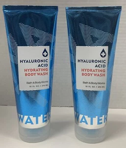 Bath & Body Works Hyaluronic Acid Hydrating Body Wash Pack of 2, 10oz Each, NEW - Picture 1 of 3