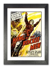 King Of The Rocket Men 1949 Movie Serial Advert Poster Evil Genius Photo Stars 