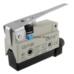 CZ-7120 6A/AC 250V Long Straight Hinge Lever Actuator Micro Limit Switch⊕IK - Picture 1 of 2