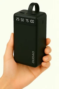 DUDAO 50,000mAh Power Bank | 22.5W Super Fast Charging | LED Flashlight | 3-Port - Picture 1 of 13