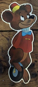 Estate Find Vintage Disney Bongo die cut Wall Window Decor - Picture 1 of 5