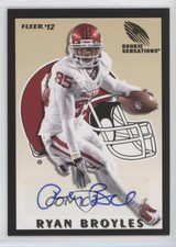 2012 Fleer Retro 1993 Sensations Ryan Broyles #RS-19 Rookie Auto RC
