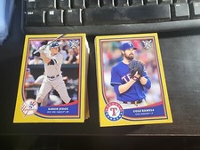 2018 Topps Big League Baseball Gold Parallel You Pick Complete Your Set Choose